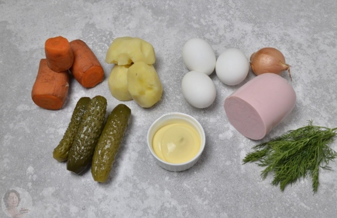 Вот что нам потребуется для нашего салата