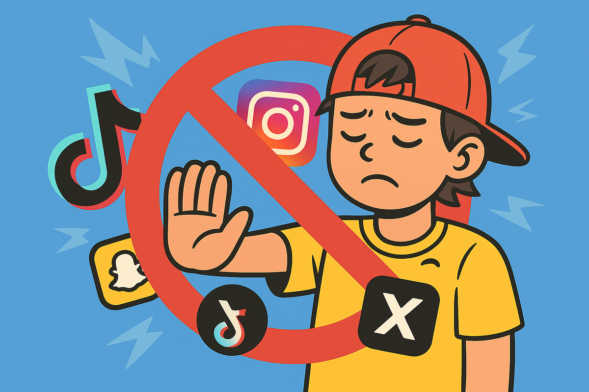 Австралия запрещает подросткам соцсети