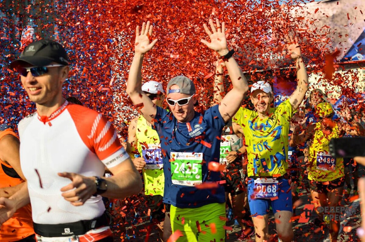 По центру Екатеринбурга пройдет традиционный забег.  Фото: Фото: ФедералПресс / Светлана Лесовская