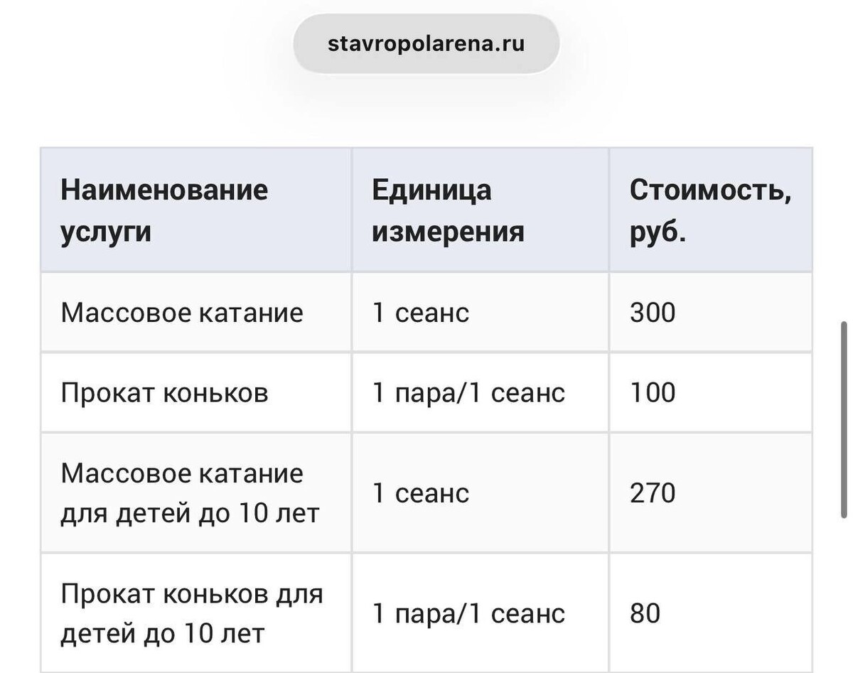     Автор: Ставрополь-Арена Источник: Сайт катка Ставрополь-Арена