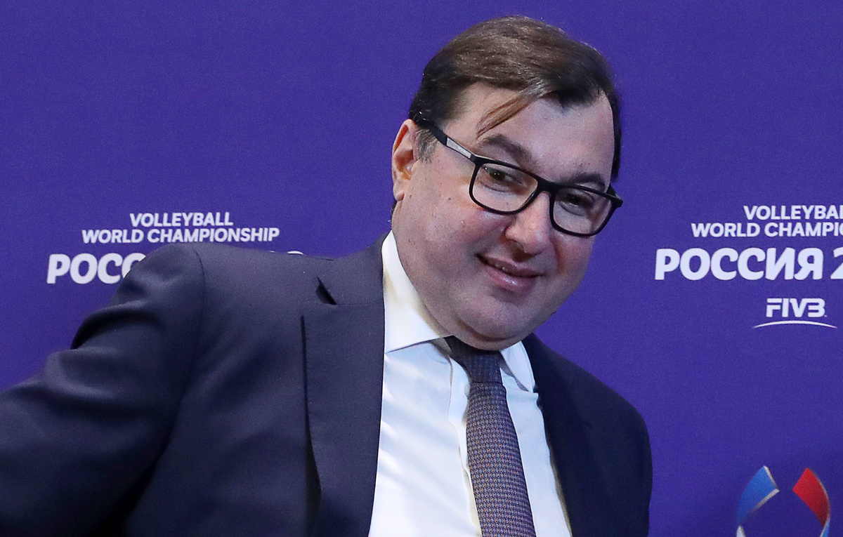    Президент Всероссийской федерации волейбола Станислав Шевченко  Станислав Красильников/ ТАСC