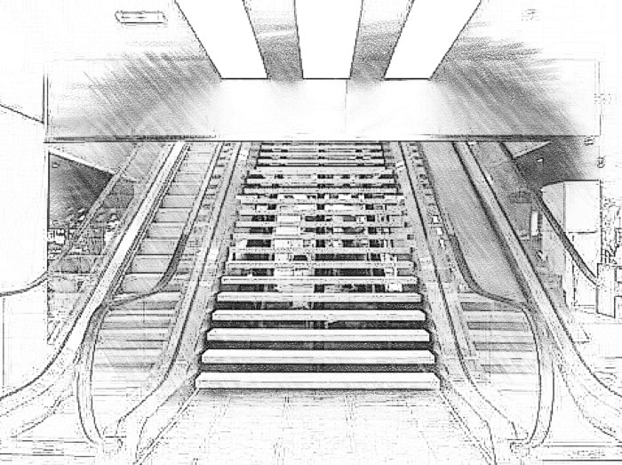 Противопожарные шторы в супермаркете Adidas в Париже