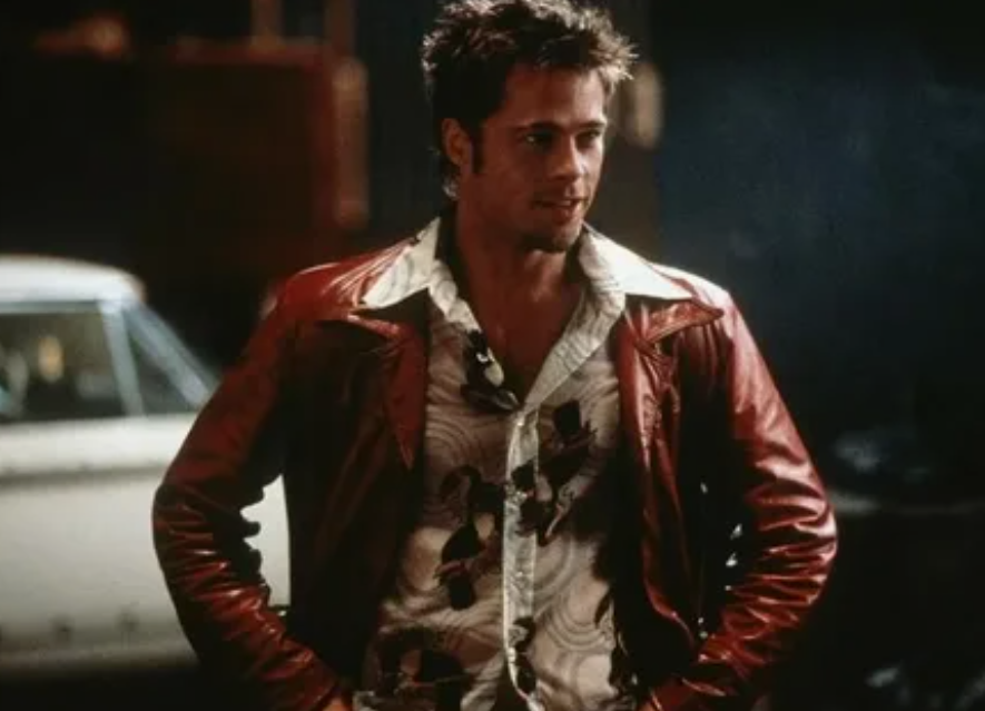 Кадр из фильма "Бойцовкий клуб" - прорывная роль Брэда Питта