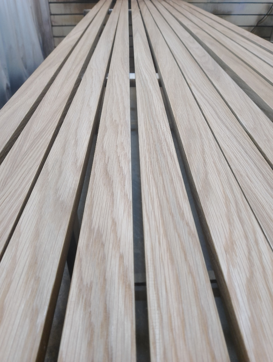 Рейка МДФ в натуральном шпоне дуба