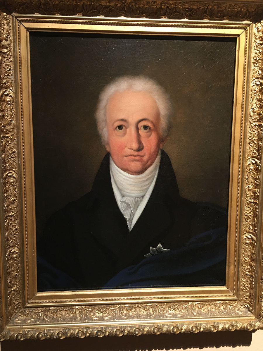 Фердинанд Ягеман Портрет Иоганна Вольфганга Гете 1818 год