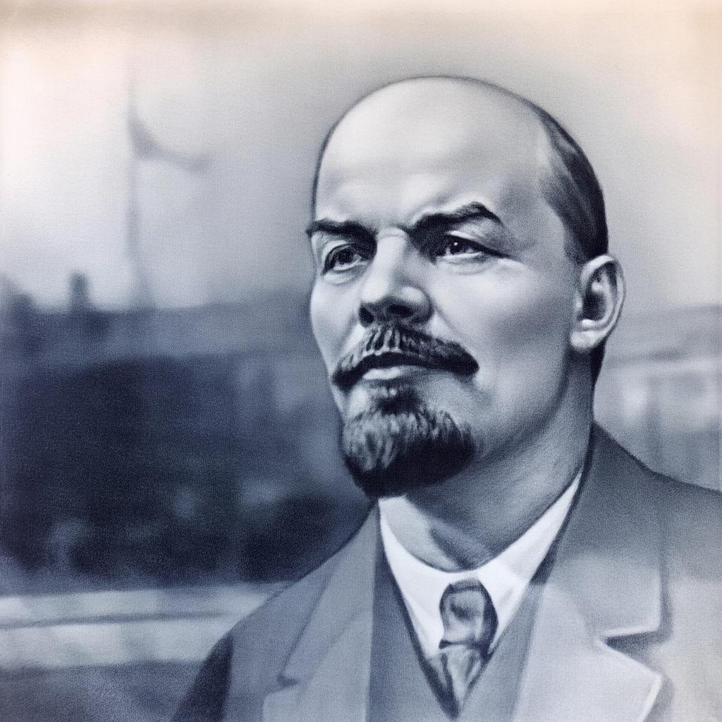 Ленин. Изображение сгенерировано сервисом GigaChat 