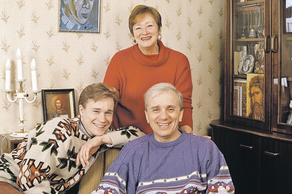 Евгений Стеблов с первой женой