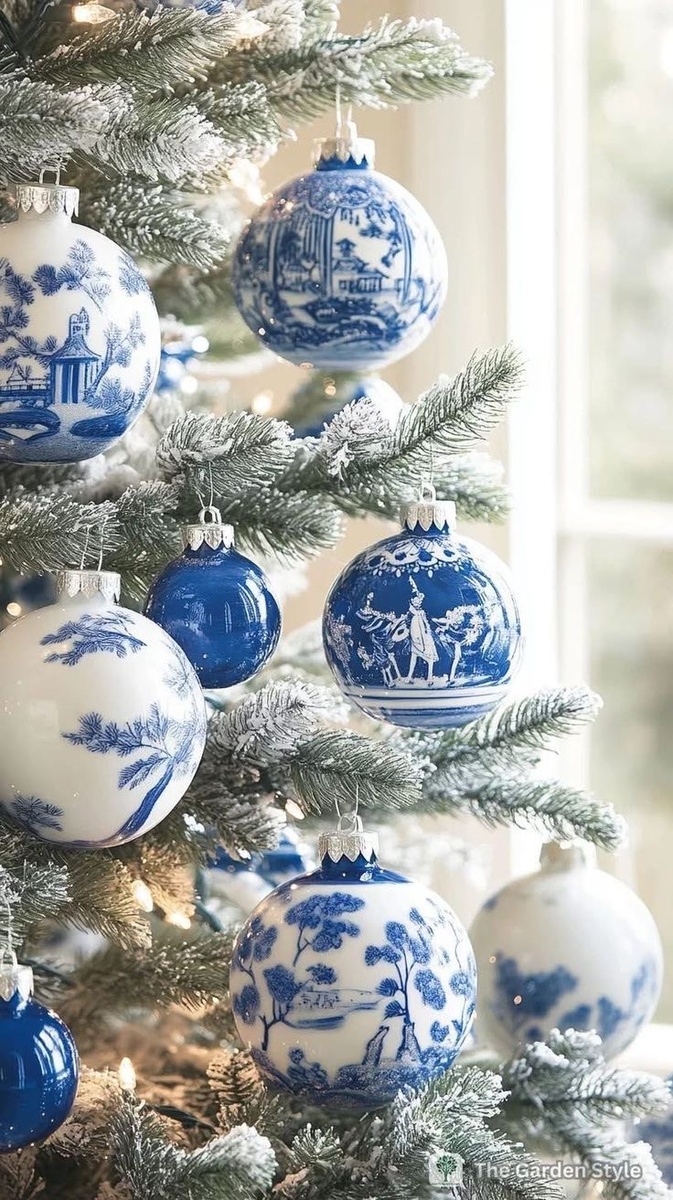 это не Гжель, но для идеи вполне подходит)