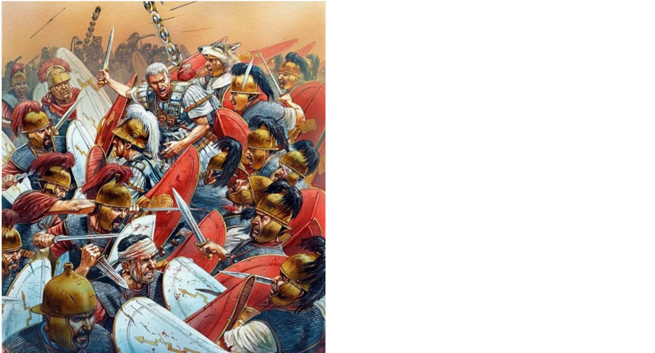 Сражение римских легионеров в гражданской войне
