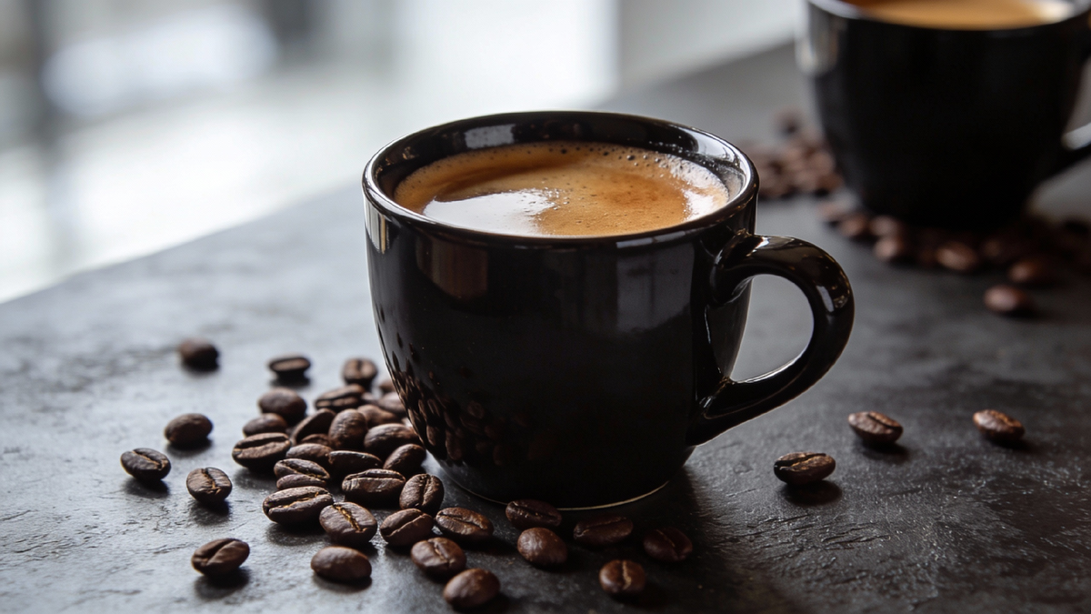 Американо в кофемашине