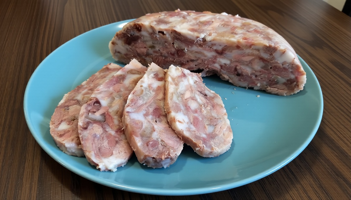 Зельц су-вид. Сочный, ароматный