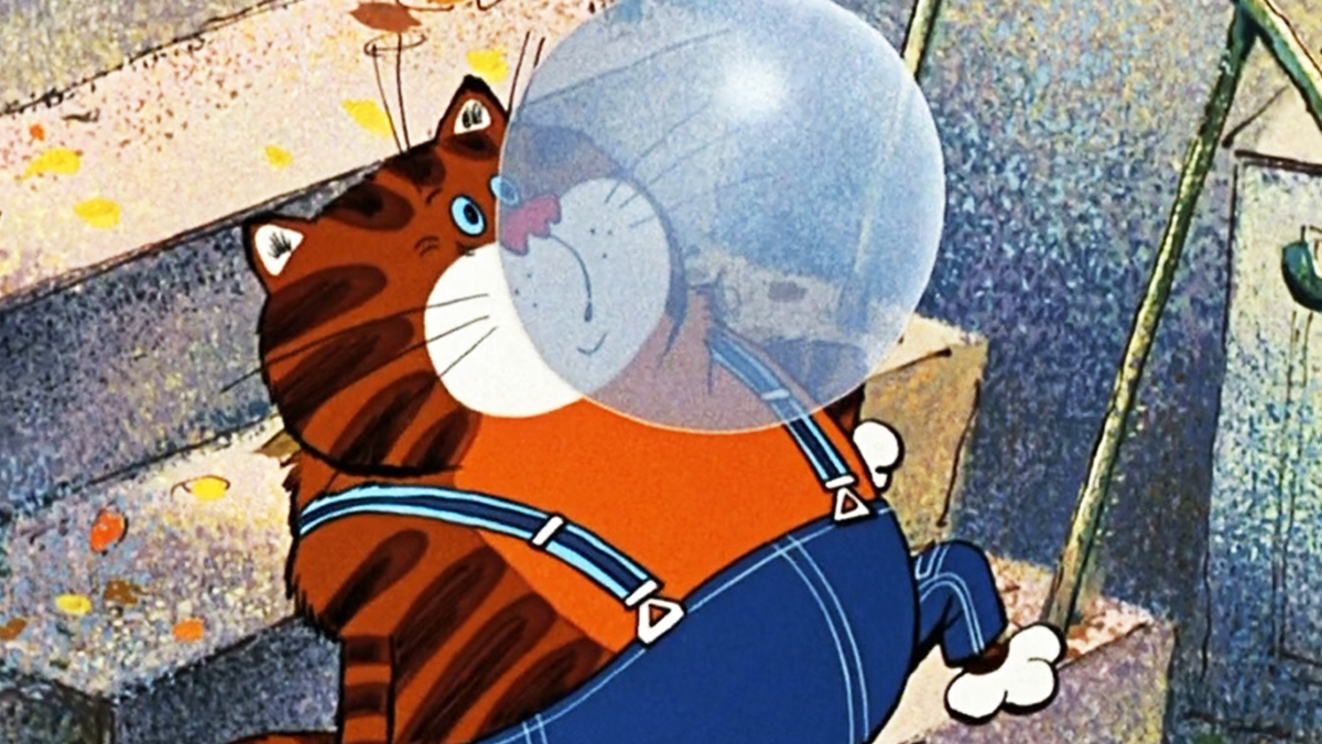 Кадр из советского мультфильма Валентина Караваева «Возвращение блудного попугая» 