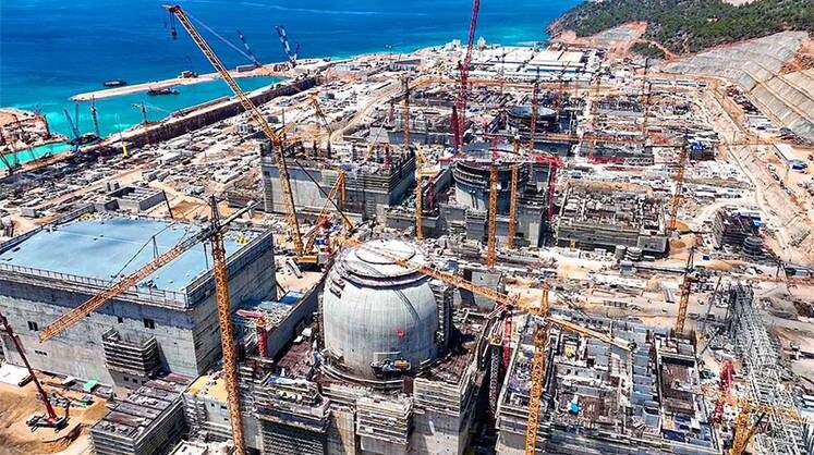    АО “АККУЮ НУКЛЕАР”/ТАСС На АЭС «Аккую» в Турции близятся пусконаладочные работы на первом энергоблоке