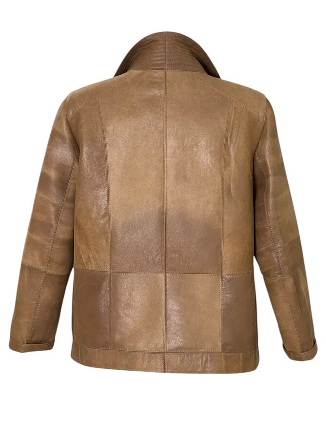 Переделка кожаного пальто в косуху. Ателье Ирины Берзиной.