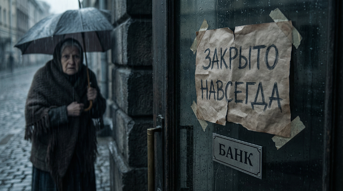 Закрыто навсегда - Банк: Иллюстрация к статье