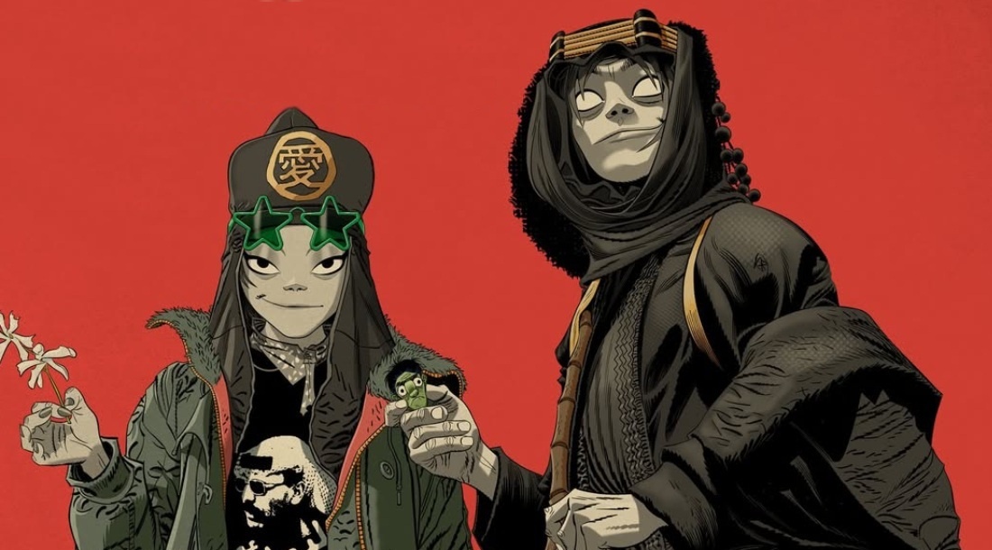     Gorillaz на обложке сингла «Damascus»