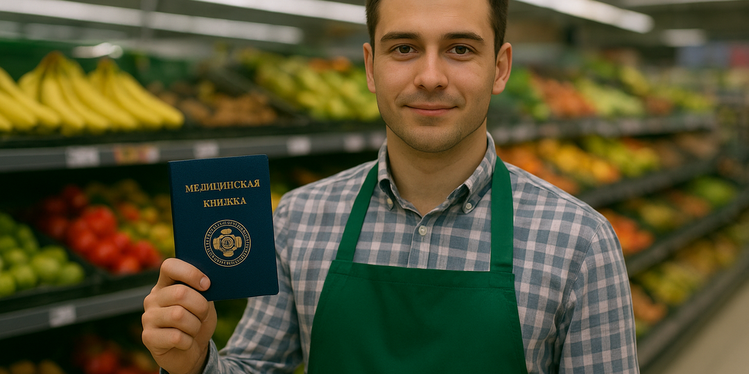 ✅ Медкнижка для продавца продуктов в Москве — быстрое и официальное оформление в «Справки-Все»