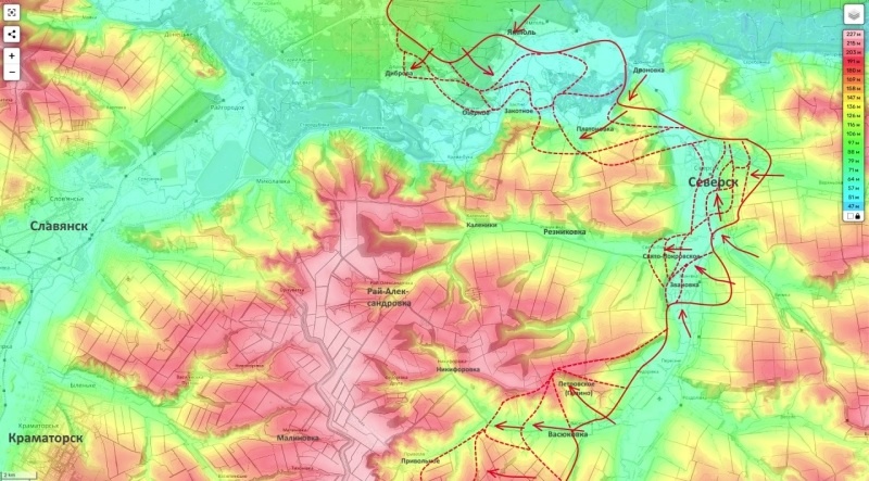    Карта боевых действий с Telegram-канала "Мир сегодня с "Юрий Подоляка"