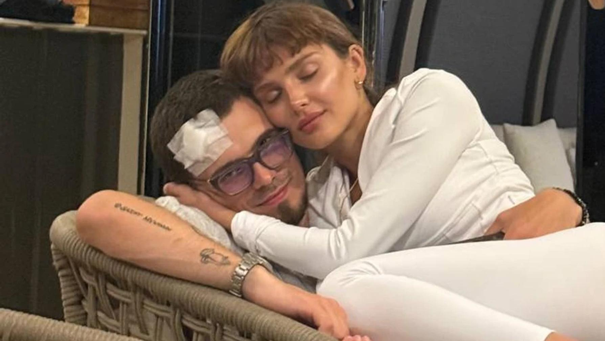    Никита Ефремов и Дина Саева. Фото: Telegram @senoritasaeva