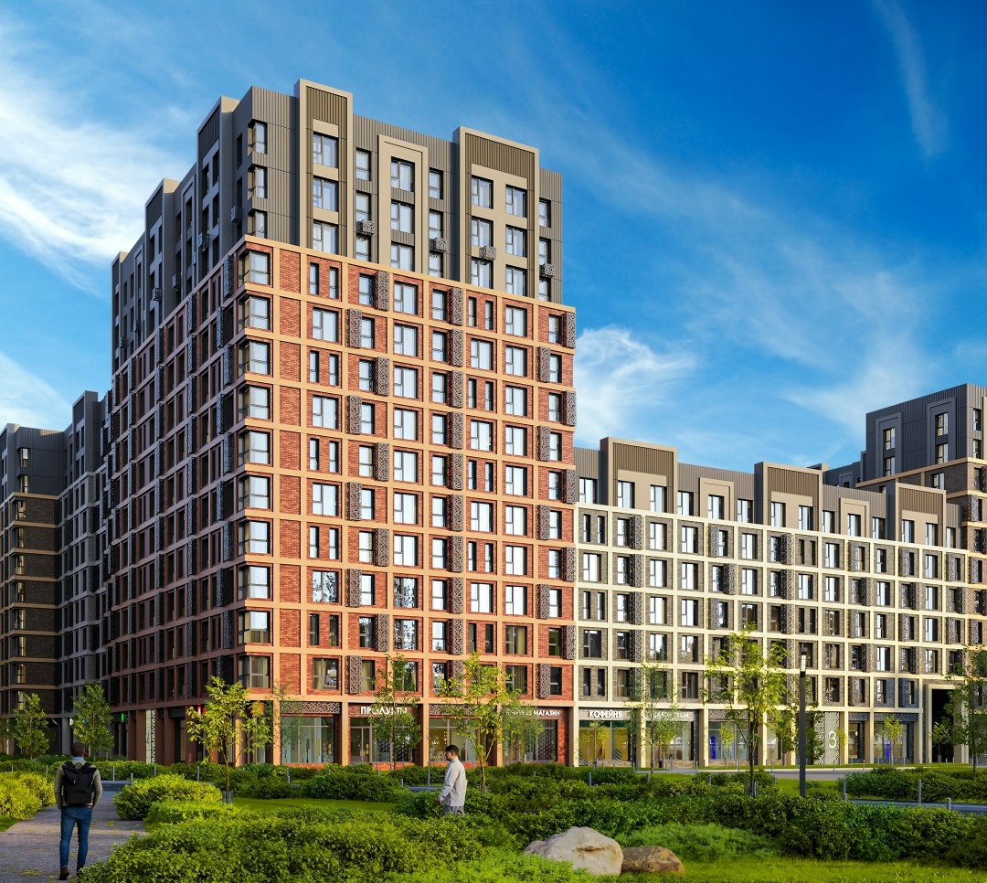 Рендер проекта от компании Гранель. Источник - официальный сайт застройщика https://granelle.ru/objects/prityazhenie-city