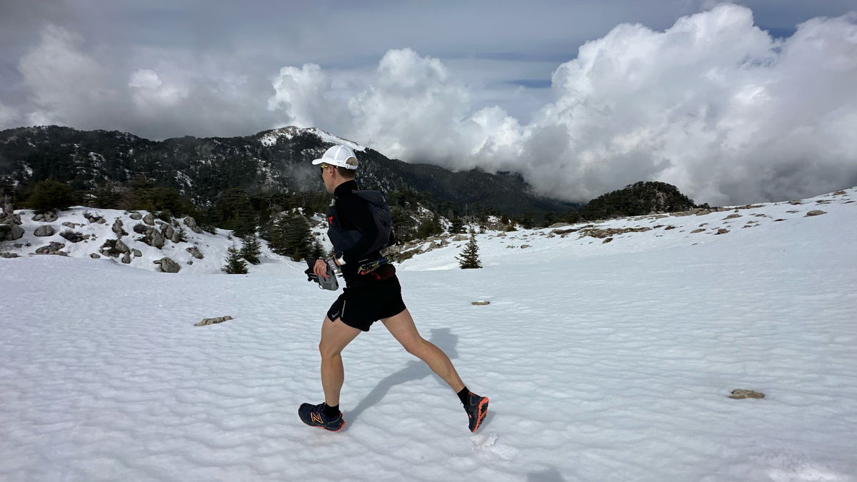Зимняя пробежка в горах Турции