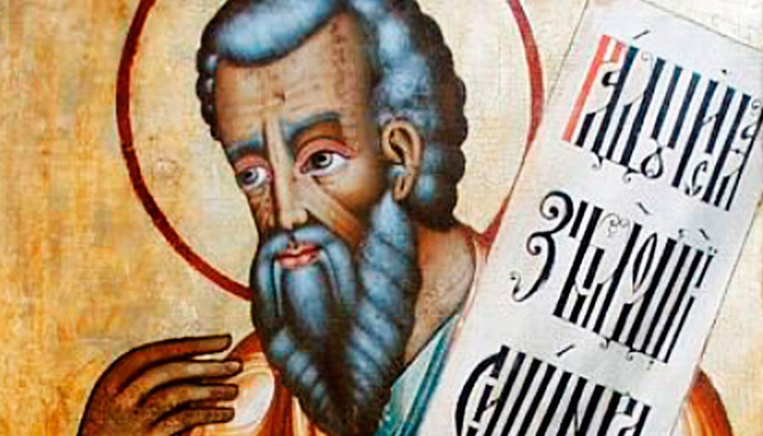 Пророк Наум (икона из церкви Преображения, Кижи, XVIII век). Фото: wikipedia.org