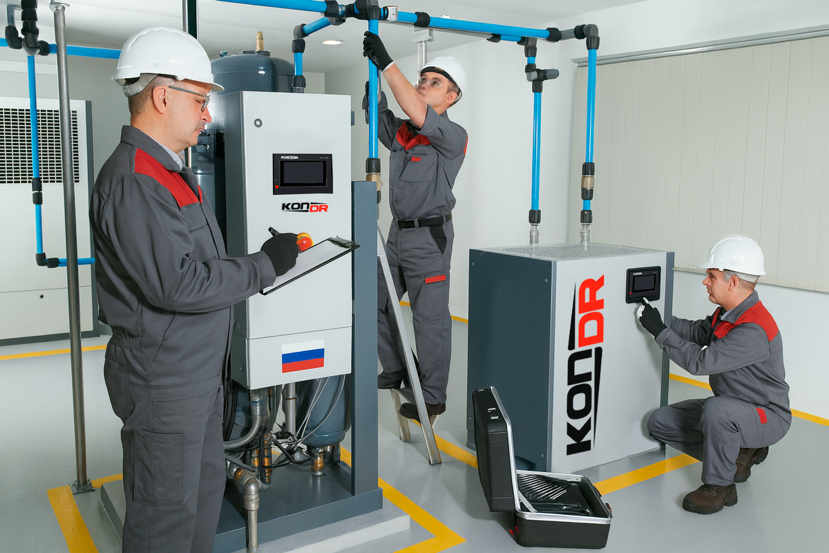 Винтовые электрические компрессоры KonDR
