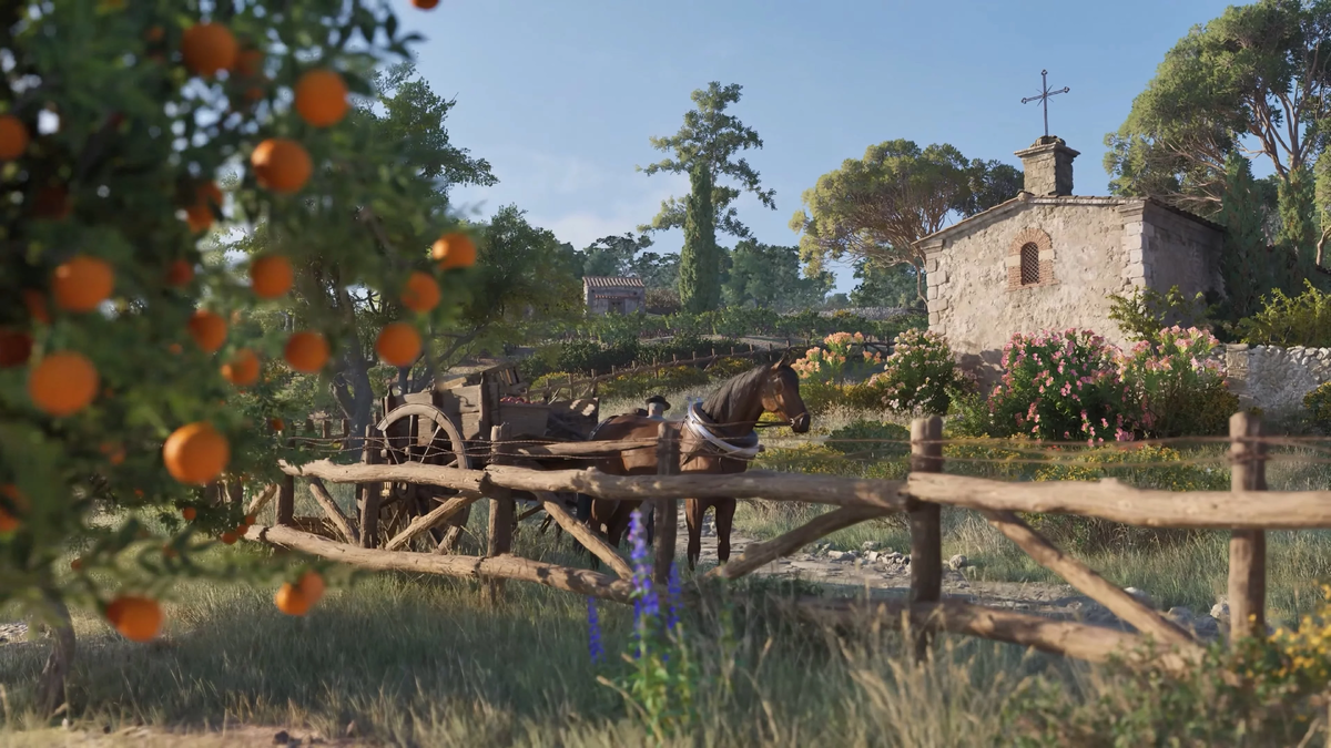 Пора трогаться: конь готов, телега снаряжена