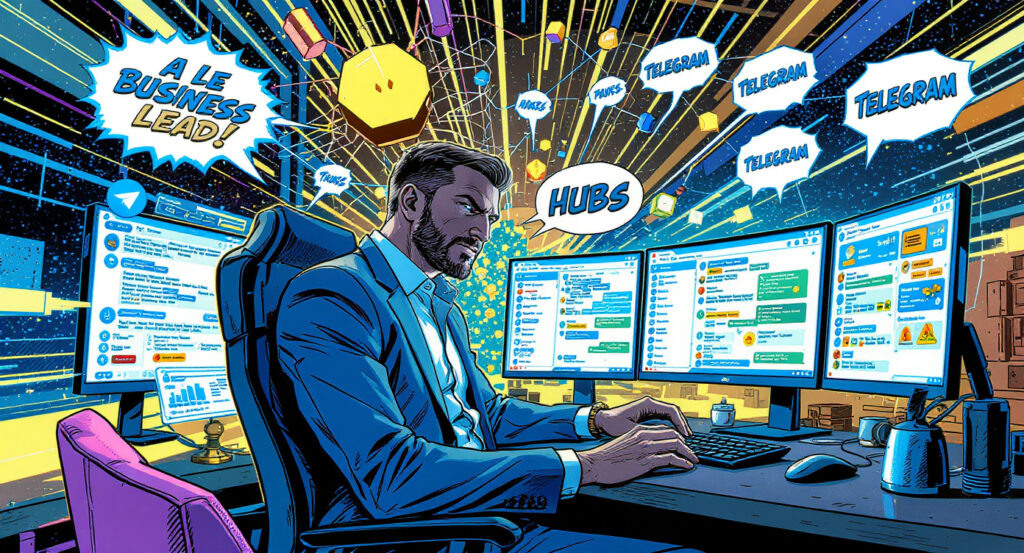    Как увеличить продажи в B2B через отраслевые хабы и микро-команды в Telegram — полный гайд по лидогенерации и автоматизации бизнеса Михаил Михайлов