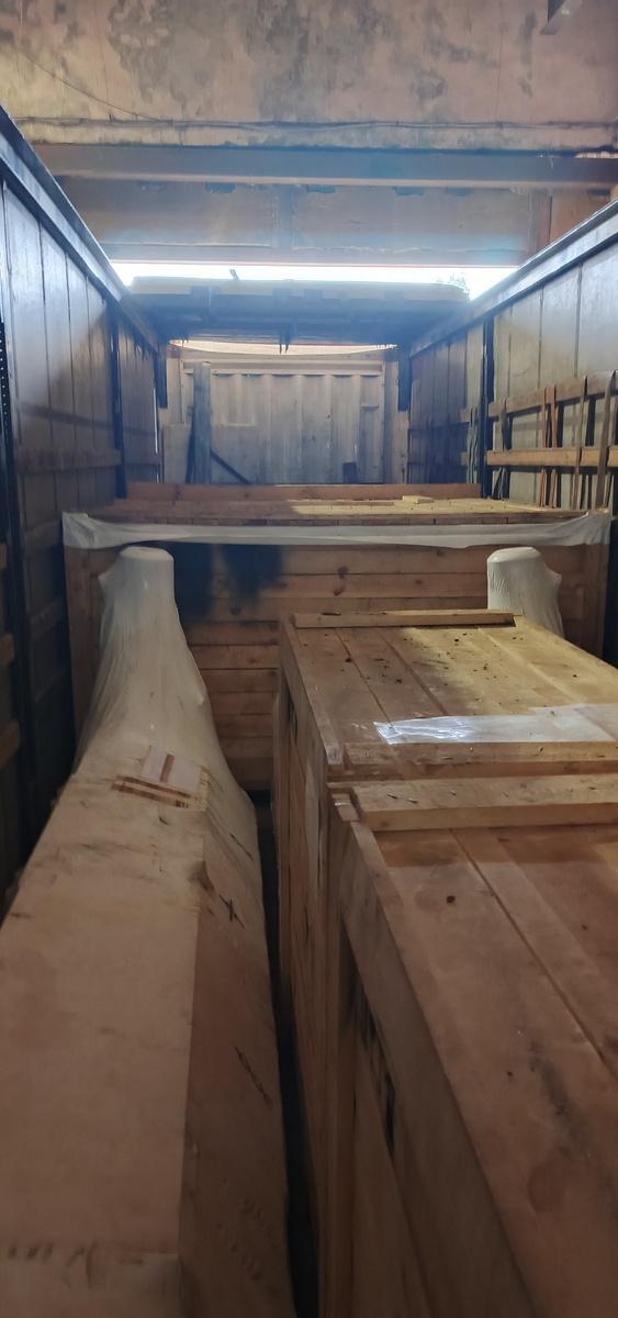 РОСКРАН: упарковка и отгрузка двухбалочного крана 20т. 