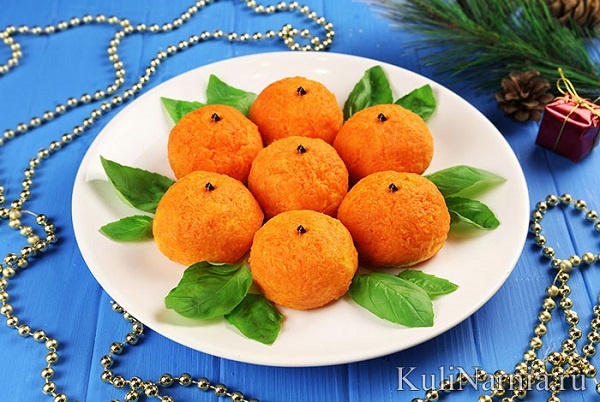 Салат «Мандаринки» на Новый год — 5 рецептов закуски на праздничный стол