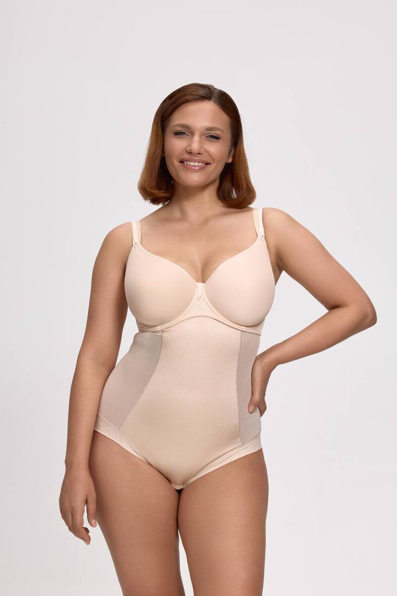 Бюстократия Силуэт слипы высокие корректирующие бежевый / Skin