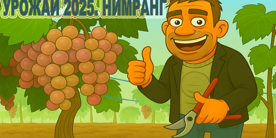Выращивание сорта винограда Нимранг в условиях Донбасса: опыт и агротехника