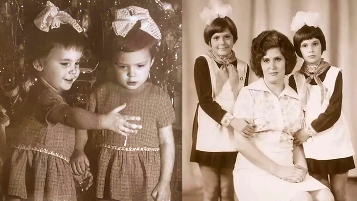 Сёстры, с мамой