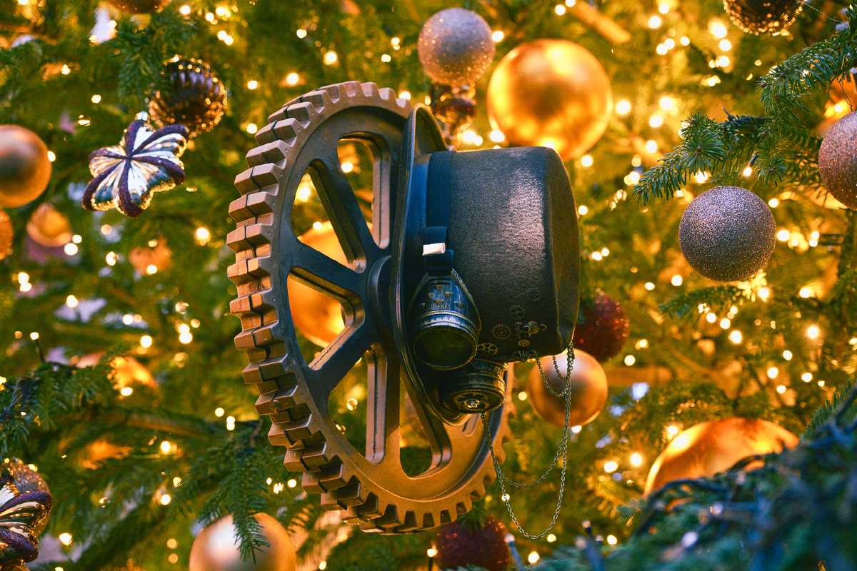 Новогодние украшения улиц. Москва. Декабрь 2025г. Фото: Михаил Рябинин