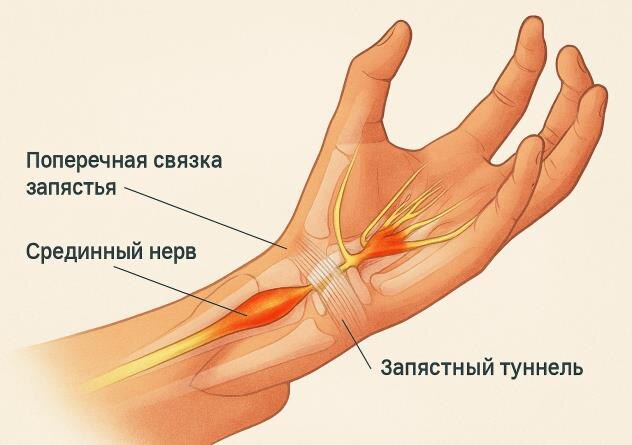 Что такое синдром запястного канала, и к чему он может привести