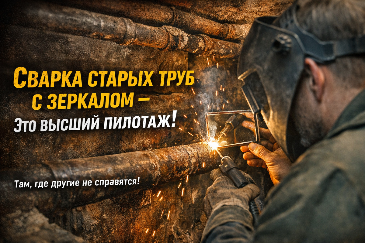 Сварка с зеркалом – почему это сложно и в чем ее особенности