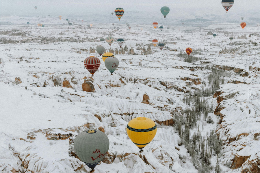 Полеты на воздушных шарах в Каппадокии