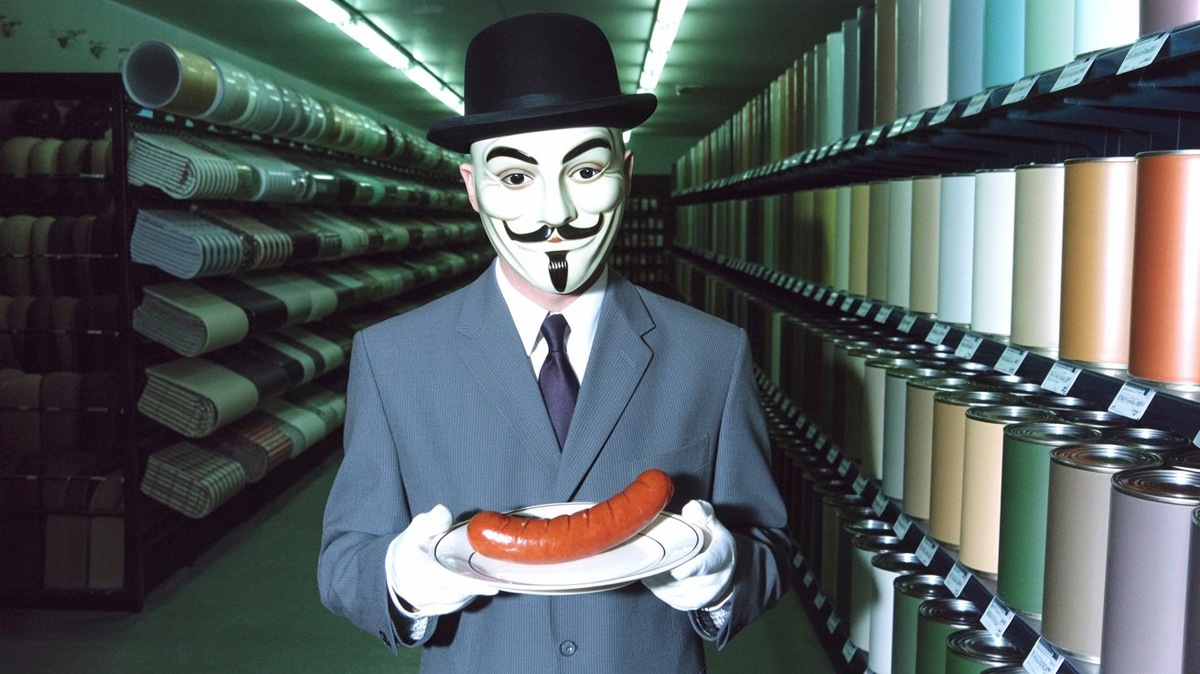 Мистер Никто опять в магазине - на сей раз выбирает декоративные покрытия