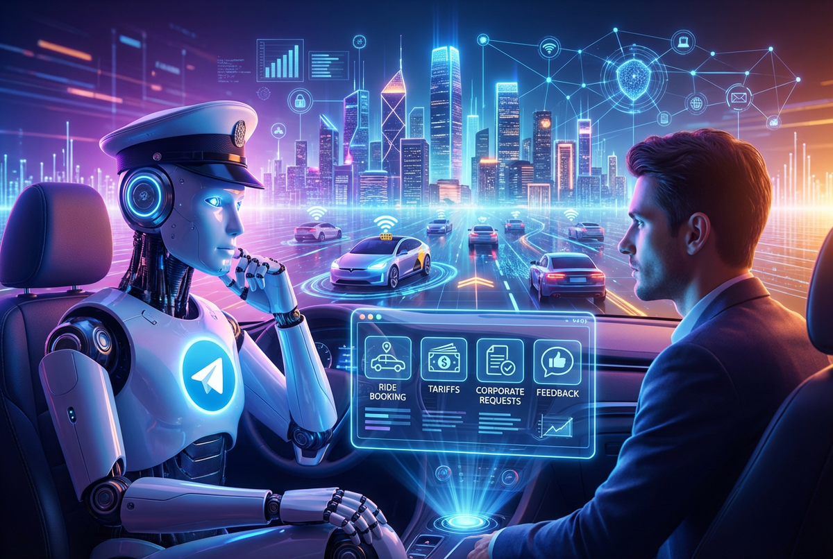 Telegram-сценарий для сервиса такси