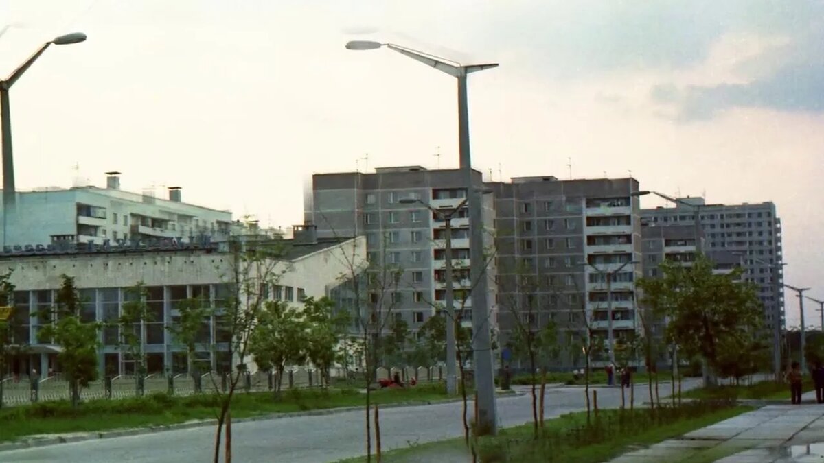 Фотография Припяти до аварии. 