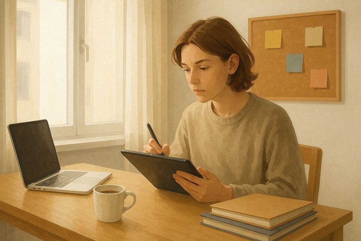 Определить, что нужно для учебы в институте, довольно просто — проанализируйте, чем часто пользовались в школе. Источник: нейросеть📷
