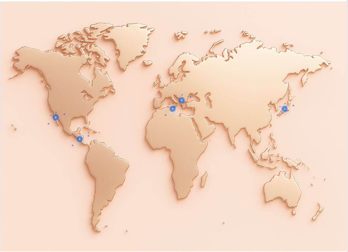 *Окинава, Япония;
*Сардиния, Италия;
*Икария, Греция;
*Никойя, Коста-Рика;
*Лома-Линда, Калифорния, США
