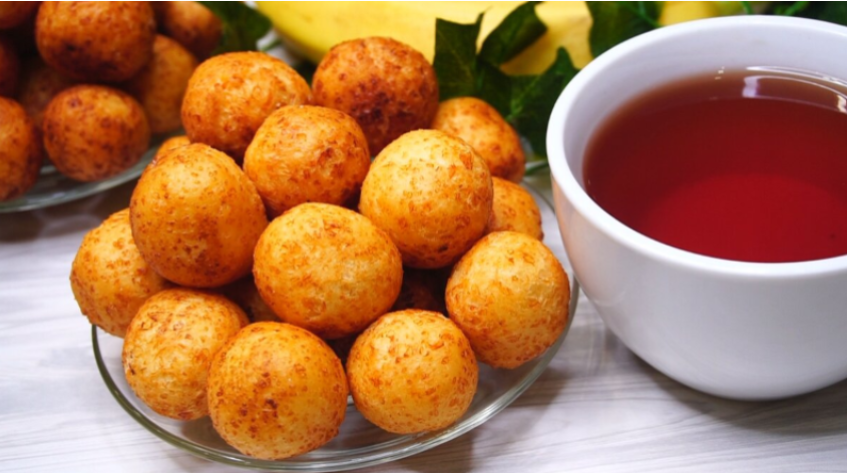 Творожные пончики к чаю: За считанные минуты получается гора Вкусняшек👍