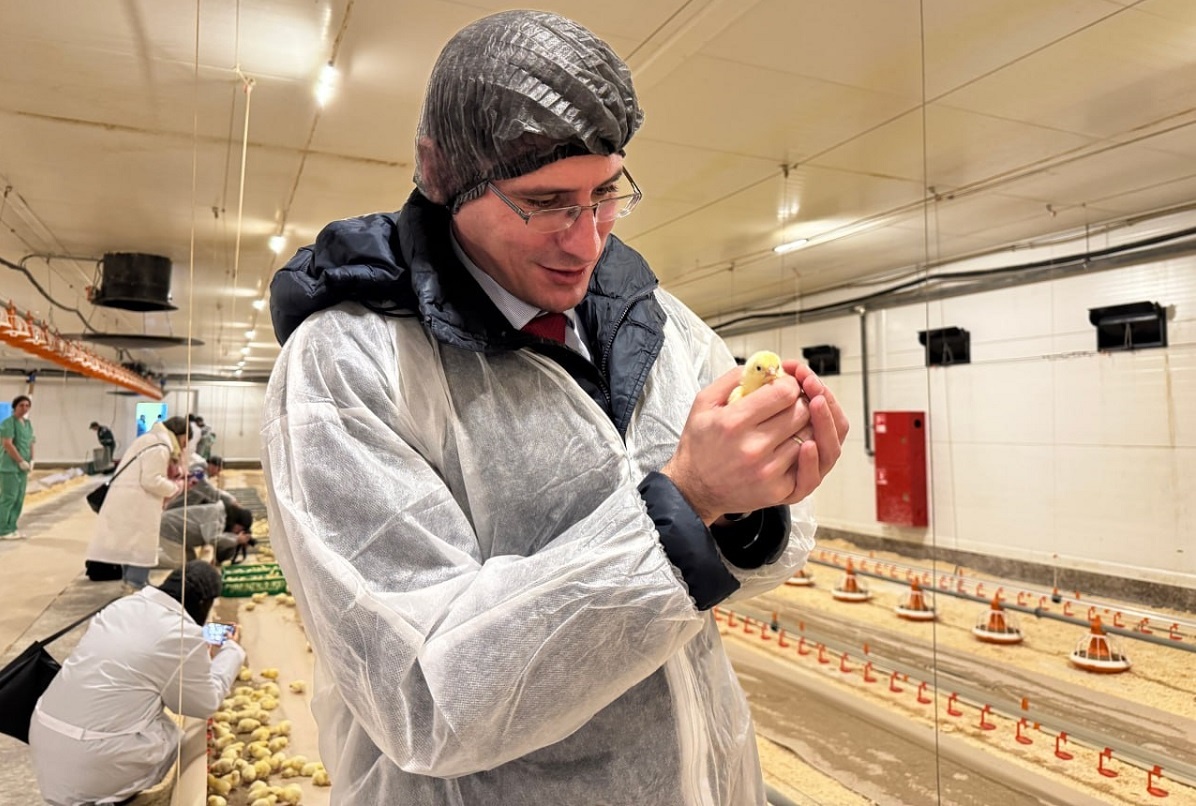    Участие в открытии новых птичников принял участие заместитель губернатора Нижегородской области Андрей Саносян