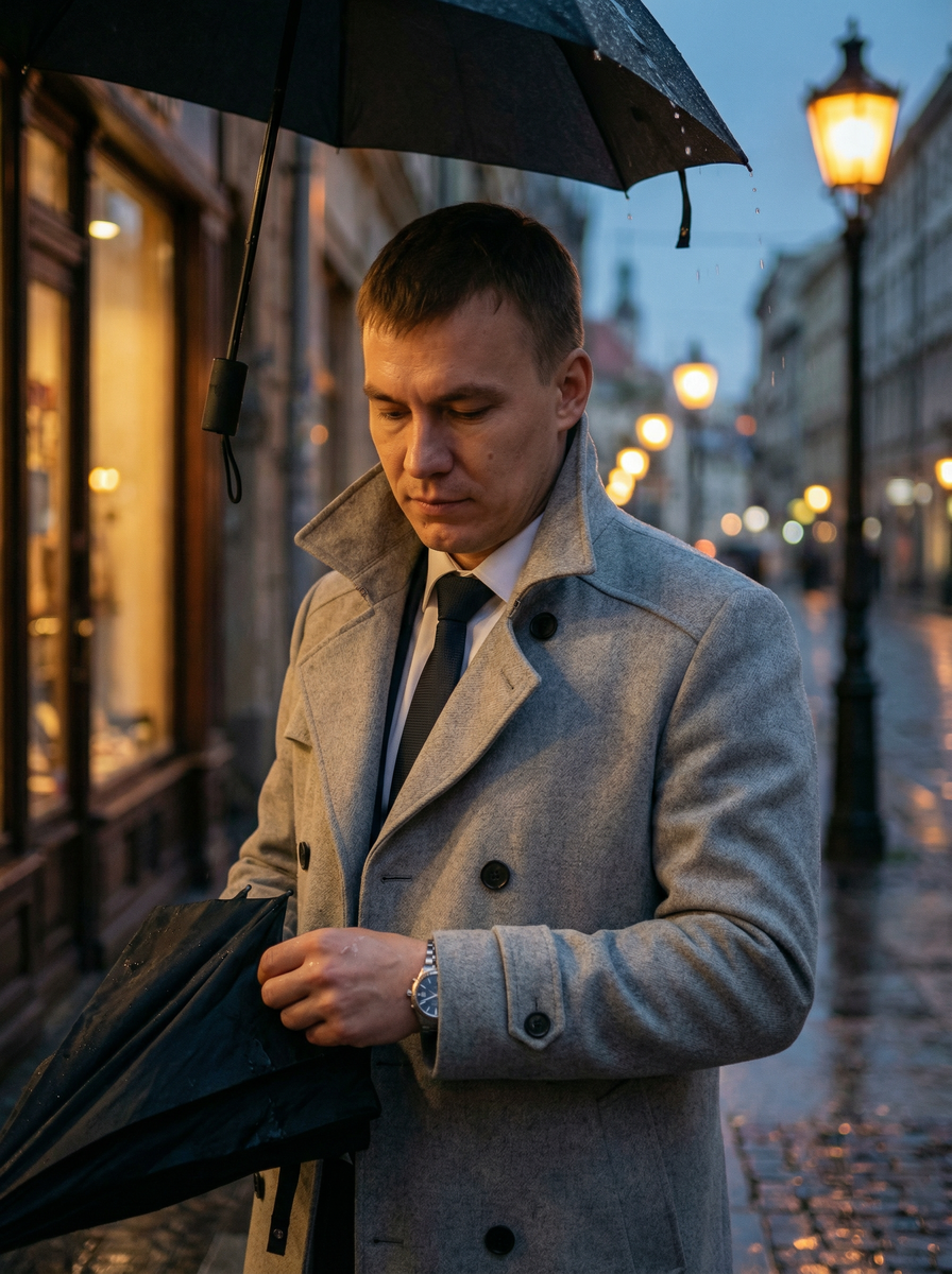 висящий зонт