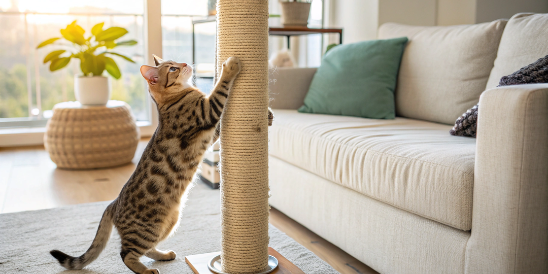 Кошка дерёт диван: как исправить без криков за 3 дня