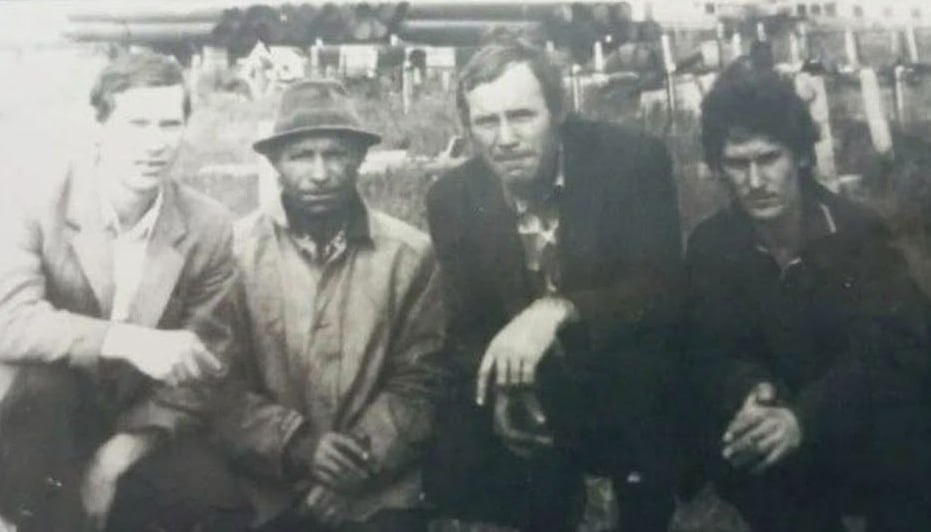 Слева направо: Юрий Клопов, Владимир Пинишин, Виктор Инякин и Виктор Агафонов.  Фото из архива БЛПУ.