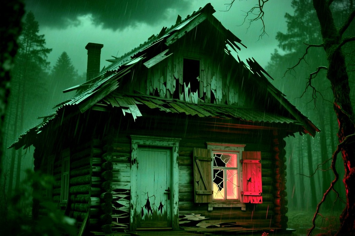 Изба в лесу без окон и дверей, только один останется