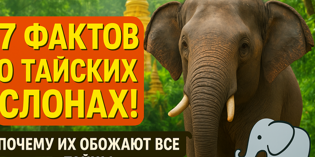 🐘 Почему тайцы обожают слонов: 7 интересных фактов